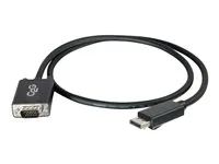 M/M - Kabel adaptéru - kompatibilní s TAA - DisplayPort (M) do HD-15 (VGA) (M) - 4.57 m - křídlové šrouby, aktivní, podpora 1920 x 1200 (WUXGA) - černá