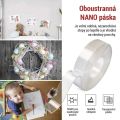NANO páska oboustranná 30 mm/3 m, transparentní