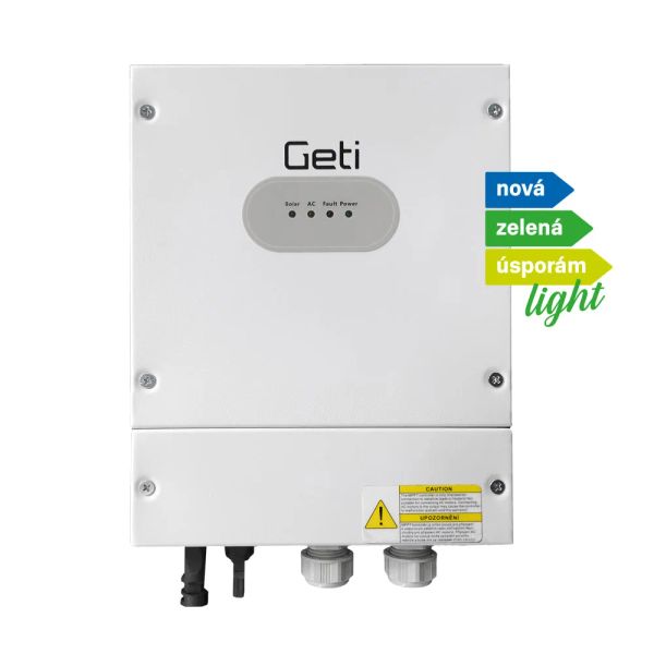 Solární invertor GETI GWH01 4000W MPPT pro PV ohřev vody