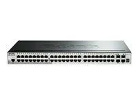 Přepínač - L3 - inteligentní - 48 x 10/100/1000 + 4 x 10 Gigabit SFP+ - desktop, Lze montovat do rozvaděče