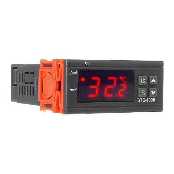 Digitální termostat STC-1000, rozsah -50~99 °C, napájení 12V