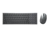 Klávesnice a sada myši - bezdrátový - 2.4 GHz, Bluetooth 5.0 - QWERTZ - maďarská
