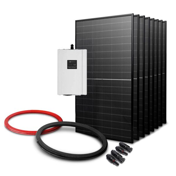 Sestava na solární ohřev vody EVO MPPT-4000 GRID 3640 Wp 8x PV TRINA