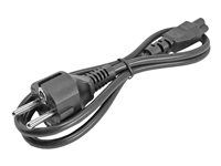 Laptop Charger Cable - Elektrický kabel - IEC 60320 C5 do power CEE 7/7 (M) - AC 250 V - 1 m - lisovaný - černá