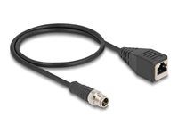 M12 Cable X-coded 8 pin male to RJ45 fem