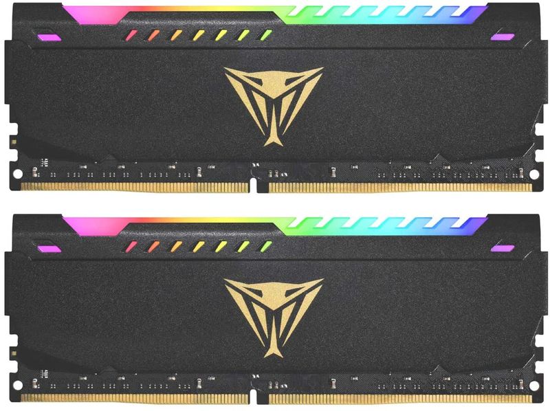 Patriot Viper/DDR4/64GB/3600MHz/CL20/2x32GB/RGB/Black