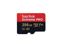 Paměťová karta flash (adaptér microSDXC na SD zahrnuto) - 256 GB - A2 / Video Class V30 / UHS-I U3 / Class10 - microSDXC UHS-I