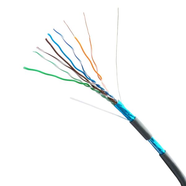 Metráž DATACOM FTP drát CAT5E  LSOH,Eca 100m šedý