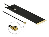 3.9 dBi 1.13 15 cm FPC internal self adhesive - Anténa - Smart Home - 1.9 - 3.9 dBi - upevnění nalepením - černá