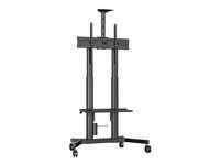 Vision X-Series VFM-F26M - Vozík - pro Displej LCD - motorizovaný - ocel - pískovaný cerný - velikost obrazovky: 55"-100"