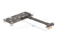 Adapter PCIe 3.0 x1 male 90° angled to M