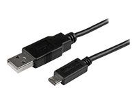 M/M - Thin Micro USB Charge Cable (USBAUB15CMBK) - Kabel USB - Micro USB typ B (M) do USB (M) - USB 2.0 - 15 cm - černá - pro P/N: CMDPHD2HD, DPMDPHD2HD, ST4CU424, ST4CU424EU, ST4CU424UK, ST8CU824, USBAUBSCHM