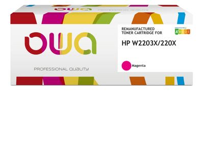 OWA Armor toner kompatibilní s HP W2203X, 220X, 5500st, červená/magenta