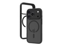 Zadní kryt pro mobilní telefon - kompatibilita s MagSafe - plast - černá, průhledná - pro Apple iPhone 17 Pro