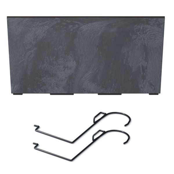 Květináč URBI CASE BETON EFFECT W antracit 58cm