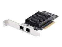 Startech - Sítový adaptér - PCIe 3.0 x8 nízký profil - Gigabit Ethernet / 10Gb Ethernet x 2 - cerná - kompatibilní s TAA