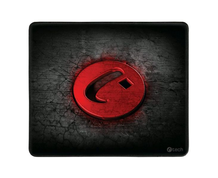 Herní podložka pod myš C-TECH GMP-02M, casual gamming, 320x270x4mm, obšité okraje