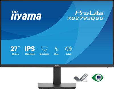 iiyama ProLite/XB2793QSU-B1/27"/IPS/QHD/75Hz/1ms/Černá/3R