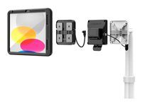 Compulocks iPad 10th-11th (A16) Gen PowerMove Medical Rolling Cart Black - Vozík - pro tablet - zdravotní - cerná, bílá - velikost obrazovky: 10.9" - pro Apple 10.9-inch iPad (10. generace)