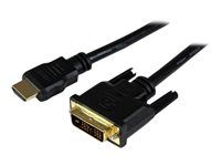 Kabel adaptéru - DVI-D s piny (male) do HDMI s piny (male) - 1.5 m - odstíněný - černá