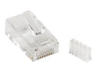 50 Pack (CRJ45C6SOL50) - Síťový konektor - RJ-45 (M) - CAT 6 - průsvitná (balení 50) - pro P/N: WIRC6CMPBLU