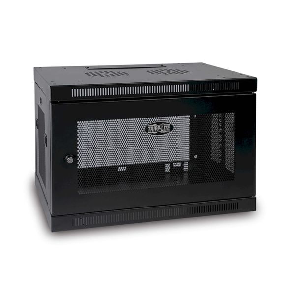 Skříň SmartRack 9U, Š=600mm, Hl=450mm, hloubka pro přepínače, montáž na stěnu