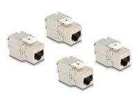 Keystone Module RJ45 jack Cat.6A STP 4 p
