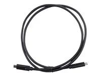 USB kabel - USB-C (M) do USB-C (M) - USB 3.1 Gen 2 - 5 A - 1 m - reverzibilní konektor C, podporuje 4K - černá