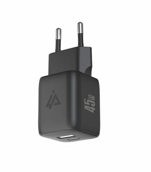 Adaptér USB iPEAX GaN USB/USB-C 90010128 Black
