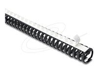 Delock - Kabelovod - flexible self-adhesive screwable - 50 cm - cerná