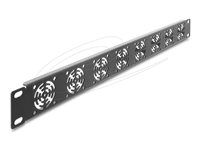 Delock 19  1U Rack Cover for 8 fans 40 x