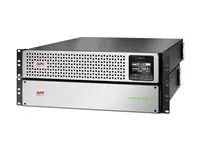 UPS (k montáži na regál) (vysoká hustota) - AC 220/230 V - 900 watt - 1000 VA - lithium-iontová - RS-232, USB, Ethernet - výstupní konektory: 8 - 4U - 1.83 m kabel - černá se stříbrným předním rámem