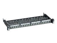 Schneider Actassi 19-C Patch Panel Sliding Evo - Propojovací panel - CAT 6 - STP - RJ-45 X 24 - tmave šedá, RAL 7016 - 1U - 19"