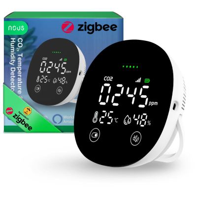 NOUS E10 Tuya/ZigBee, Senzor CO2 teploty a vlhkosti