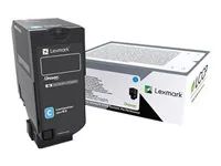Azurová - originální - kazeta s barvivem LCCP - pro Lexmark CS720de, CS720dte