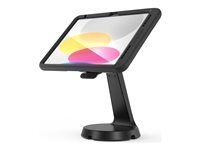 Black - Montážní sada (kryt, stojan na stožár) - pro tablet - uzamykatelný - černá - velikost obrazovky: 10.9" - čítač - pro Apple 10.9-inch iPad (10. generace)
