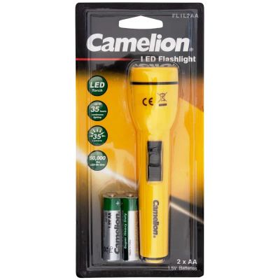CAMELION Baterka 1LED FL1L2AAB2R6P, žlutá