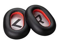 Kryt uší pro náhlavní souprava Bluetooth - koženka - černá (balení 2)