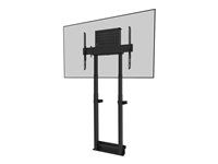 Montážní sada (montáž na zeď) - motorizovaný - pro plochý panel - uzamykatelný - ocel - černá - velikost obrazovky: 55"-100"