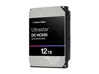 WD Ultrastar DC HC555 - Pevný disk - Datové centrum - 12 TB - interní - 3.5" - SATA 6Gb/s - 7200 ot/min. - vyrovnávací pamet: 512 MB