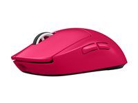 Myš - hraní - optický - 5 tlačítka - bezdrátový - 2.4 GHz - přijímač USB Logitech LIGHTSPEED - růžová