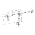 SBOX Desktop mount for 3 monitors LCD-352/3
