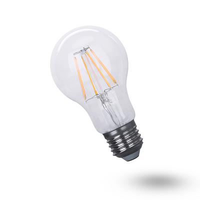 Žárovka LED E27 8W A60 teplé bílé filamentová GETI