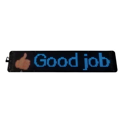 LED matrix panel "Devil eyes" 12 x 60 cm