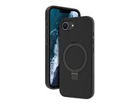 Zadní kryt pro mobilní telefon - stojan - kompatibilita s MagSafe - černá - pro Apple iPhone 16e, 17e