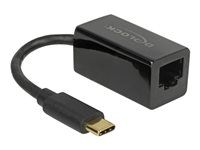 Síťový adaptér - USB-C 3.1 - Gigabit Ethernet x 1 - černá