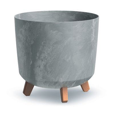 Květináč GRACIA TUBUS BETON EFFECT šedý 29,8cm