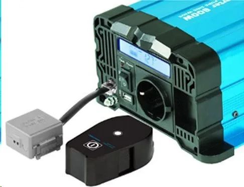 Měnič napětí G525B Solarvertech FS1000 12V/230V 1000W + USB, dálkové ovládání, čistá sinusovka