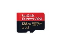 Paměťová karta flash (adaptér microSDXC na SD zahrnuto) - 128 GB - A2 / Video Class V30 / UHS-I U3 / Class10 - microSDXC UHS-I