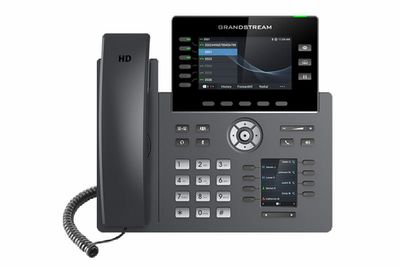 Grandstream GRP2616 SIP telefon, 2xdisplej, 4.3" a 2.4", 6 SIP účty, 24 pr.tl.,2x1Gb, WiFi, BT, USB